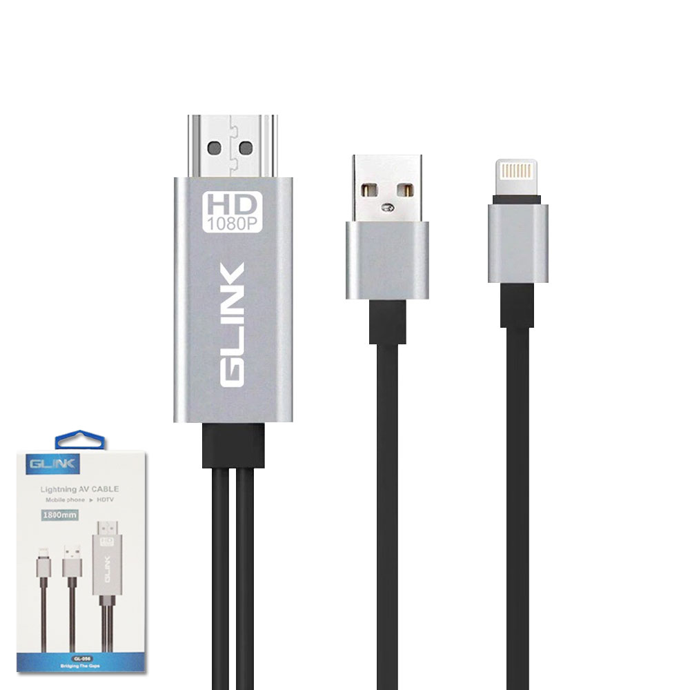 Cable Adaptador Lightning a HDMI Glink GL-056